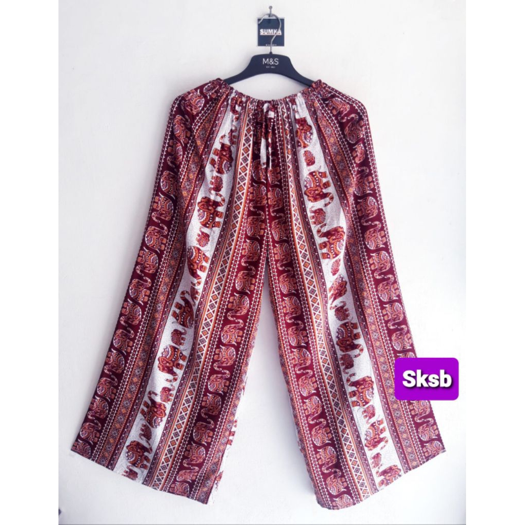 Kulot Motif / kulot etnik corak / kulot wanita