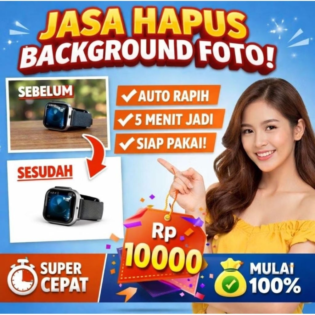 Jasa Hapus Background Paling Rapi&Cepat (Foto,Produk,Pribadi&Makanan,Hasil Profesional HD