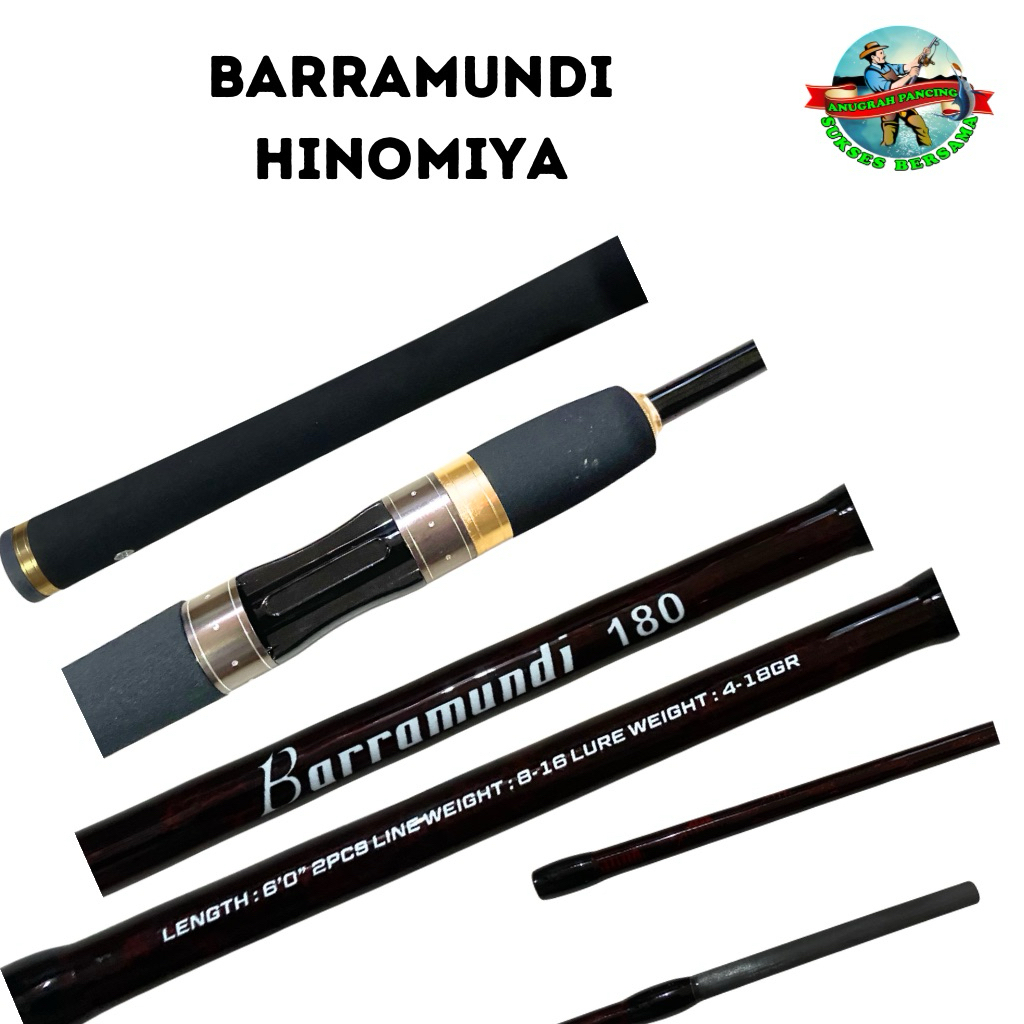 Joran Hinomiya Barramundi 180 Ulir High Carbon 16 Lb