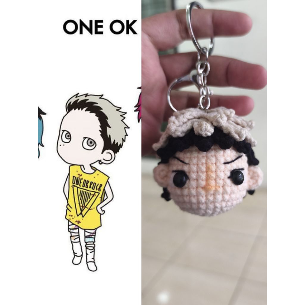 Ganci Rajut One Ok Rock/Gantungan Tas Rajut One Ok Rock