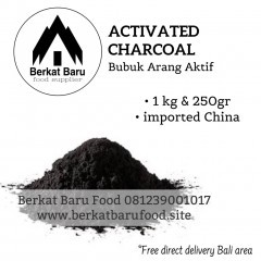 Activated Charcoal Powder 1 kg / Bubuk Arang Aktif Food Grade