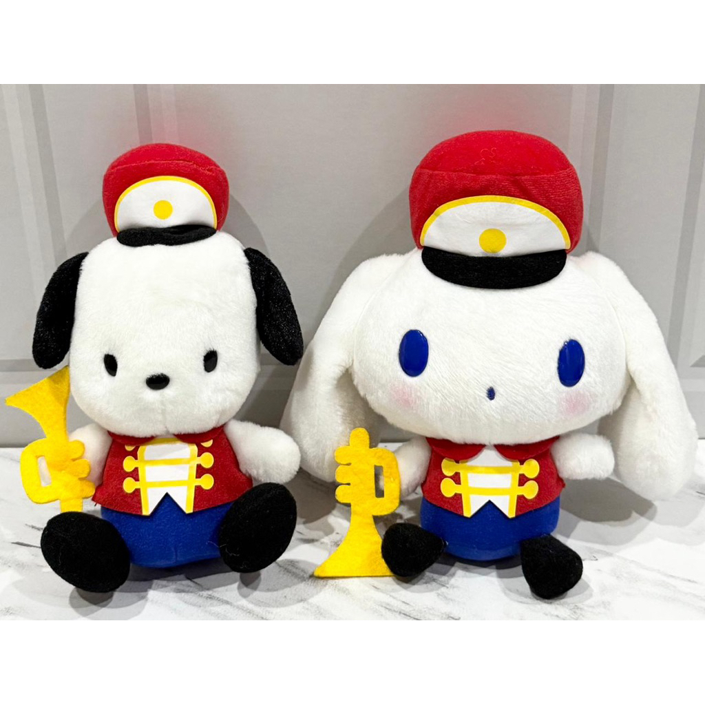 Boneka Plushie Sepasang Pochacco & Cinnamoroll Parade Series 20th Anniversary Sanrio