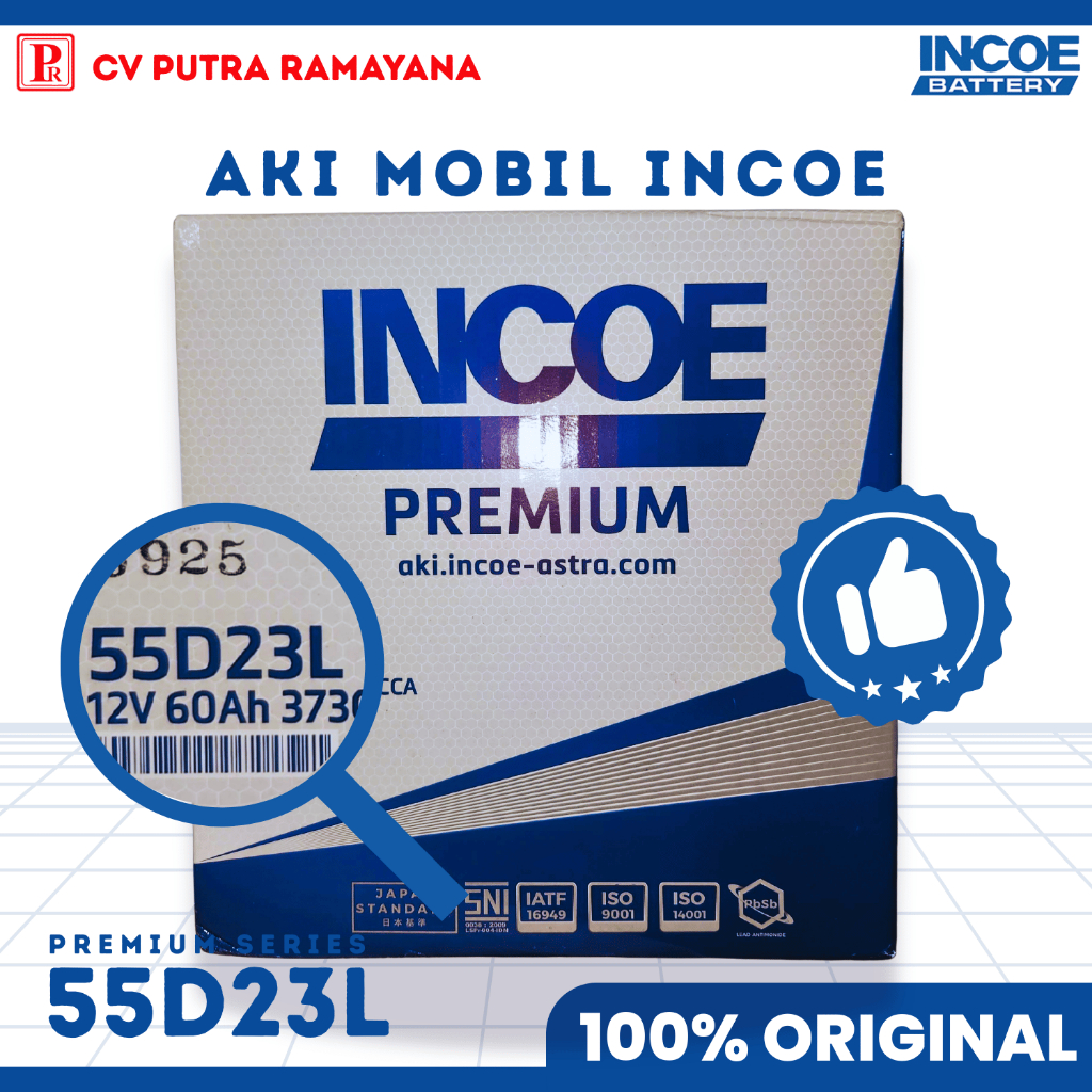AKI (ACCU) MOBIL INCOE PREMIUM 55D23L ORIGINAL