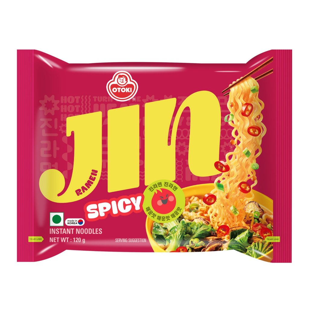 Otoki Jin Ramen Spicy Soup Noodle Mie Instant Import 120gr