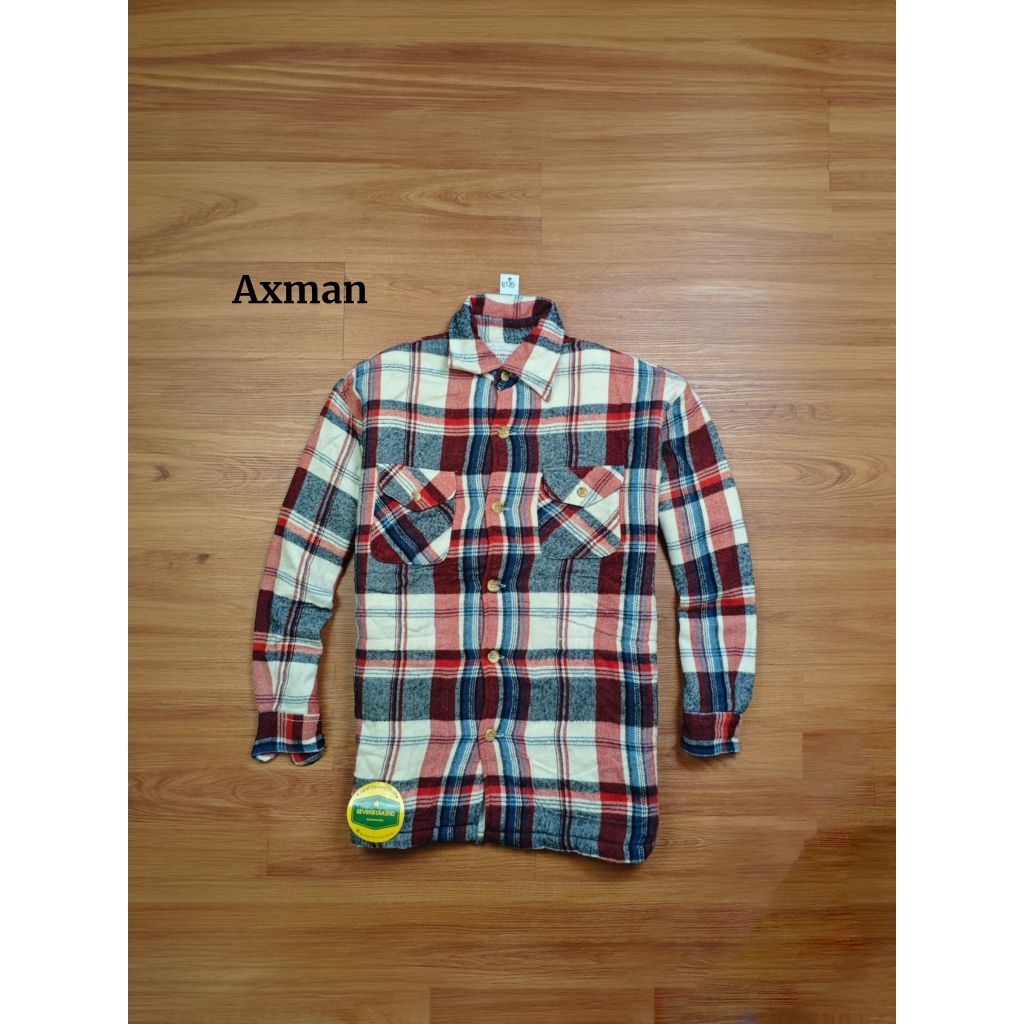 axman casual flanel Sherpa outer jacket