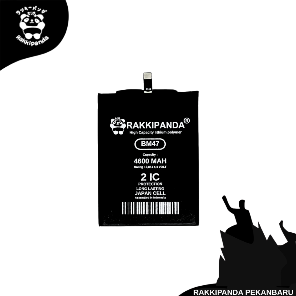 Batre HP RakkiPanda BM47 Redmi 3/Redmi 3S/Redmi 3X/Redmi 4X/Redmi 3 Pro