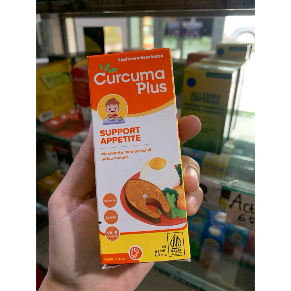 CURCUMA PLUS SUPPORT APPETITE || PENAMBAH NAFSU MAKAN ANAK