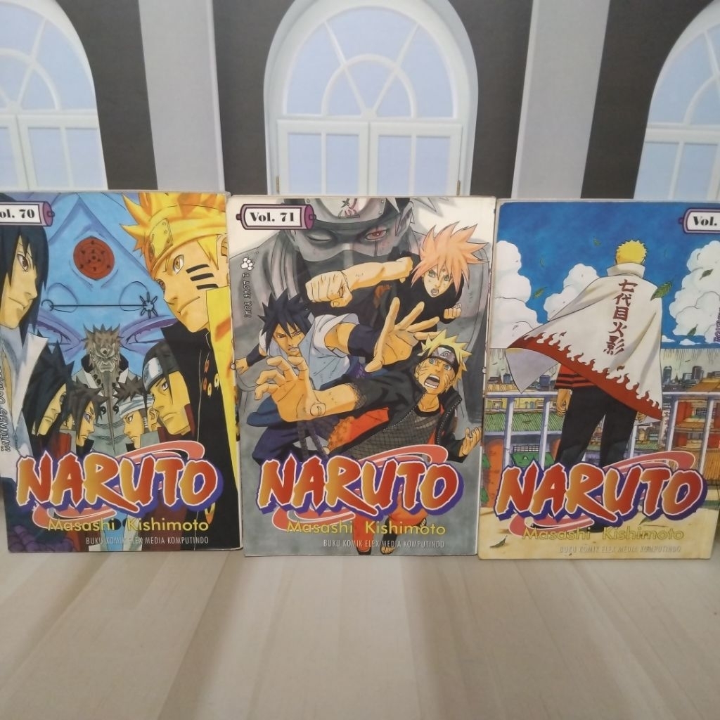 Komik Naruto Cabutan Vol 70 , 71 , 72 Preloved Kolpri
