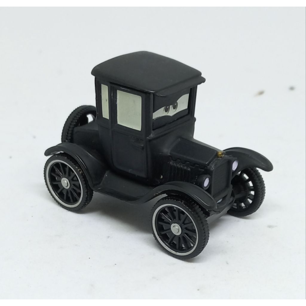 disney pixar cars lizzie 1923 ford model t desert card mattel loose diecast 1/55 (t)