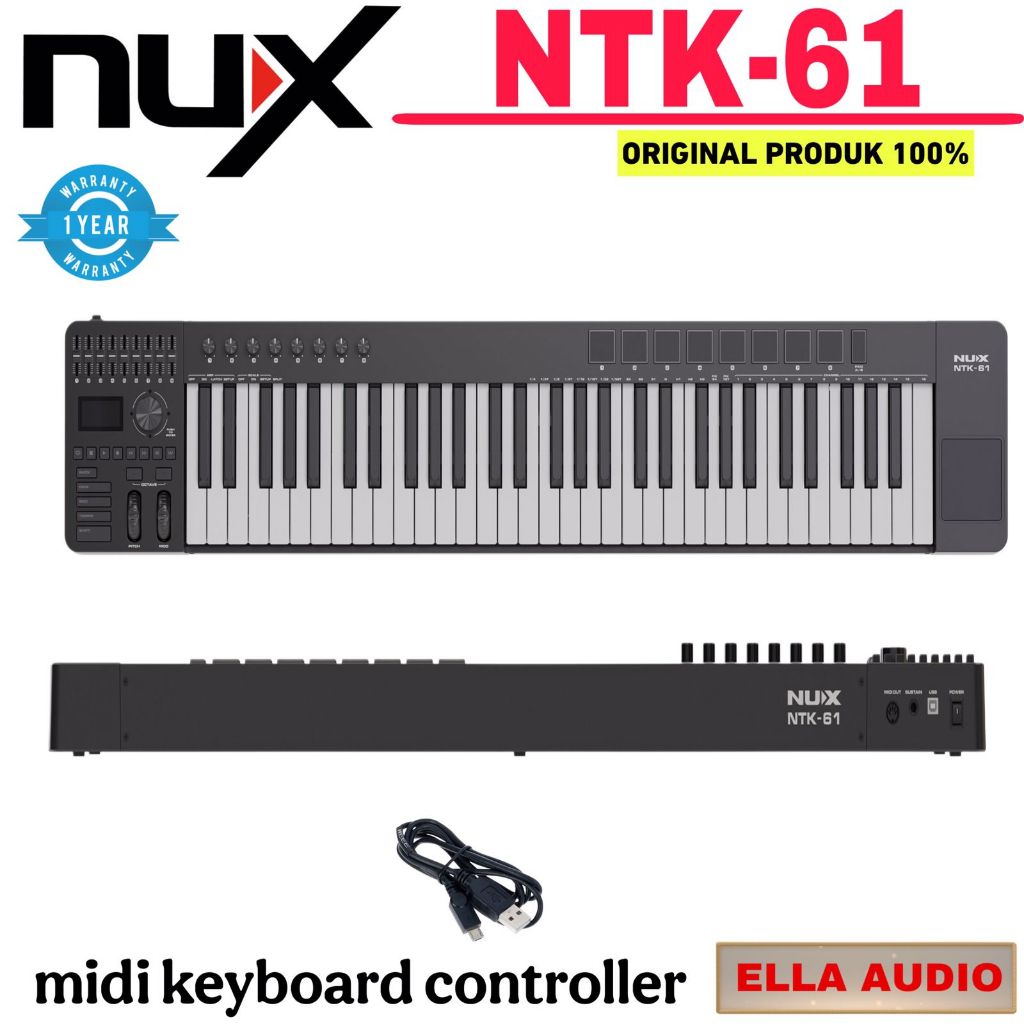 Nux NTK-61 Keyboard Midi Controller 61 keys Nux NTK61 NTK 61