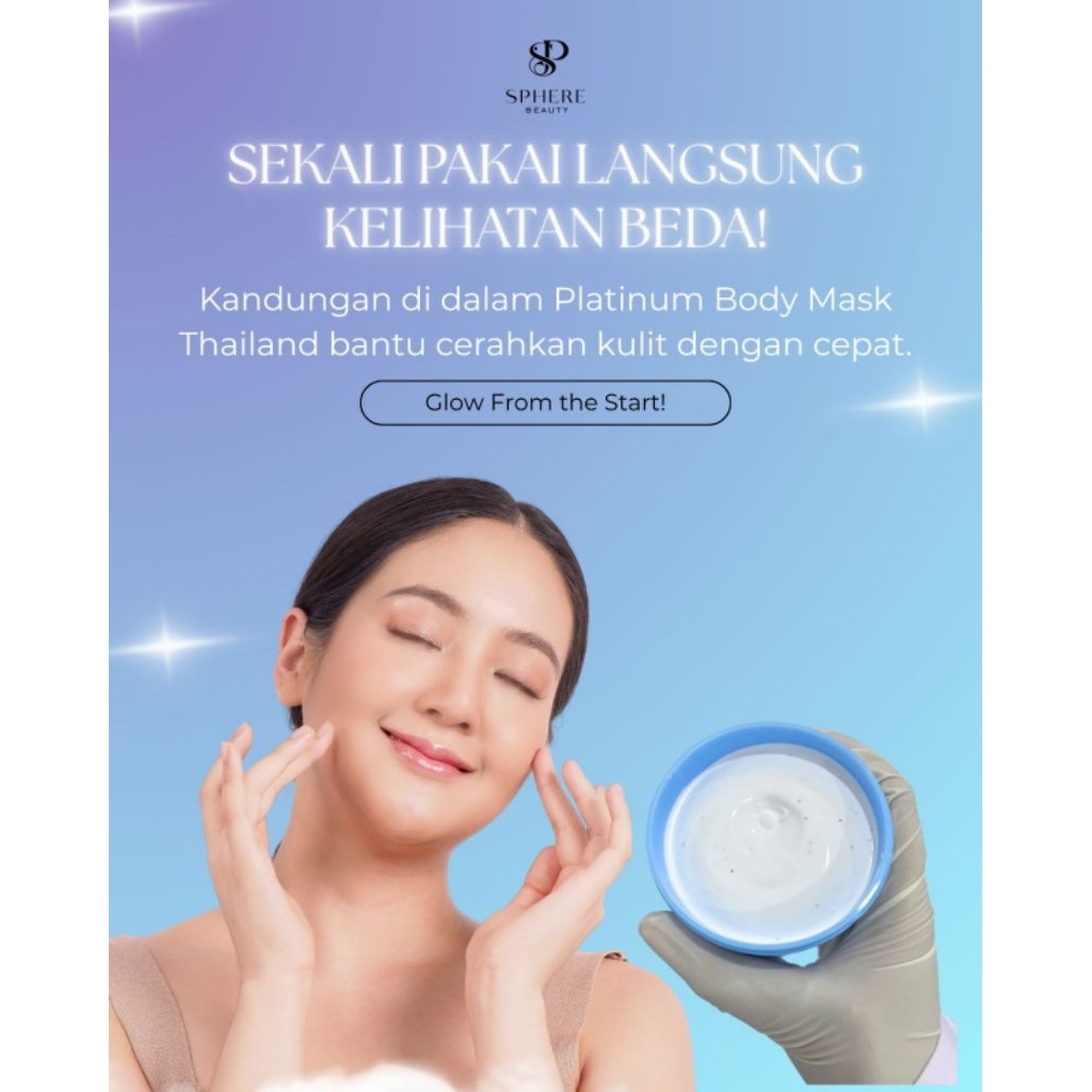 Sphere Beauty Platinum Body Mask Thailand – Glowing & Brightening Body Care