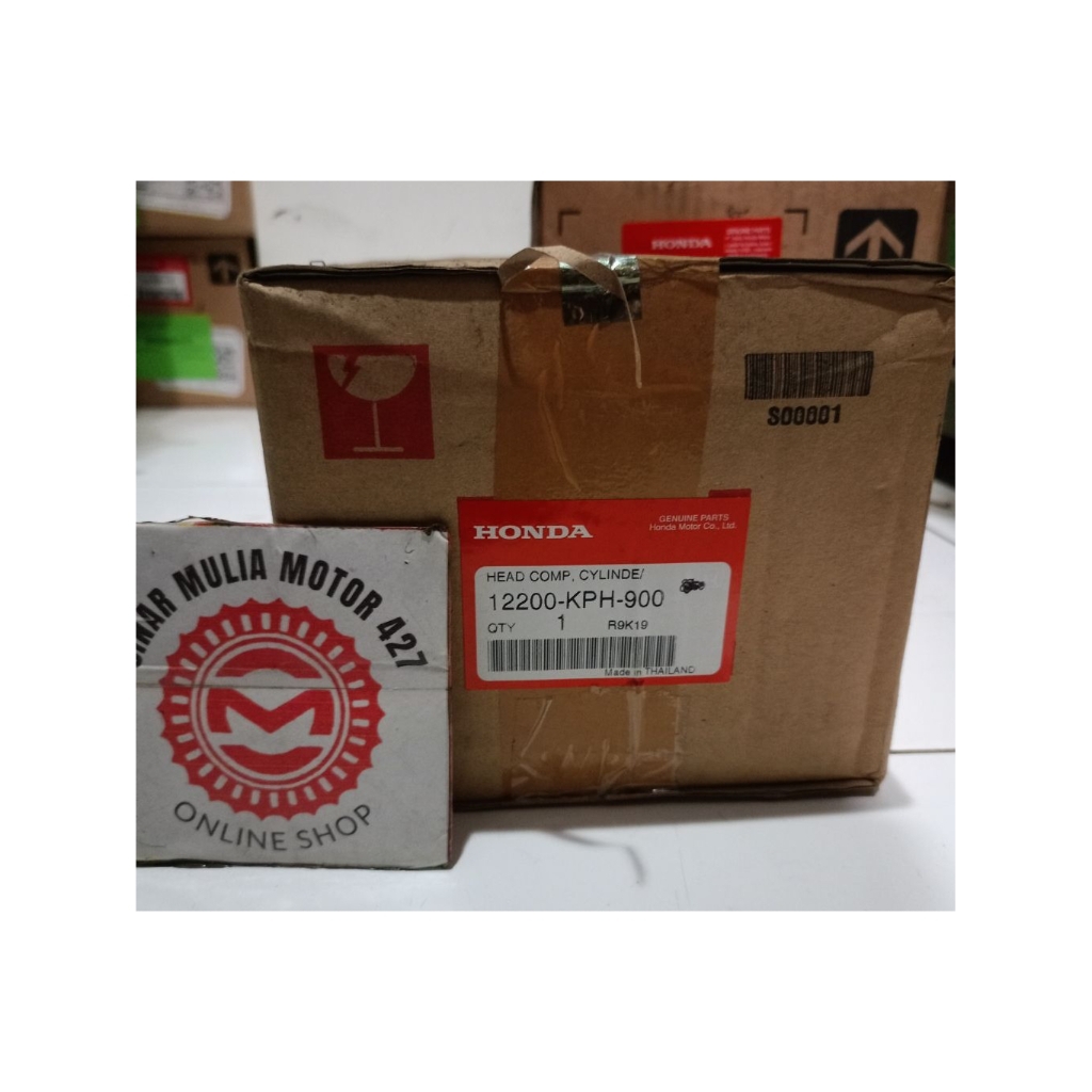 Head Comp Cylinder Blok Head Karisma Supra X125 Karbu Original AHM Import 12200KPH900