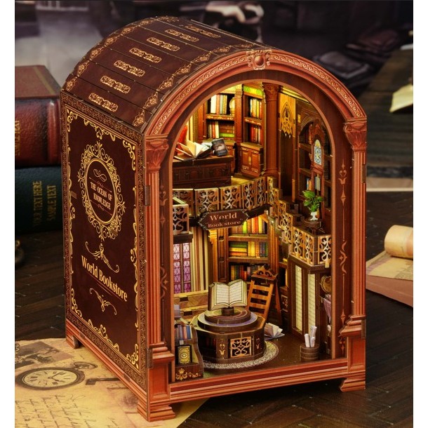 Universal Bookstore Book Nook DIY