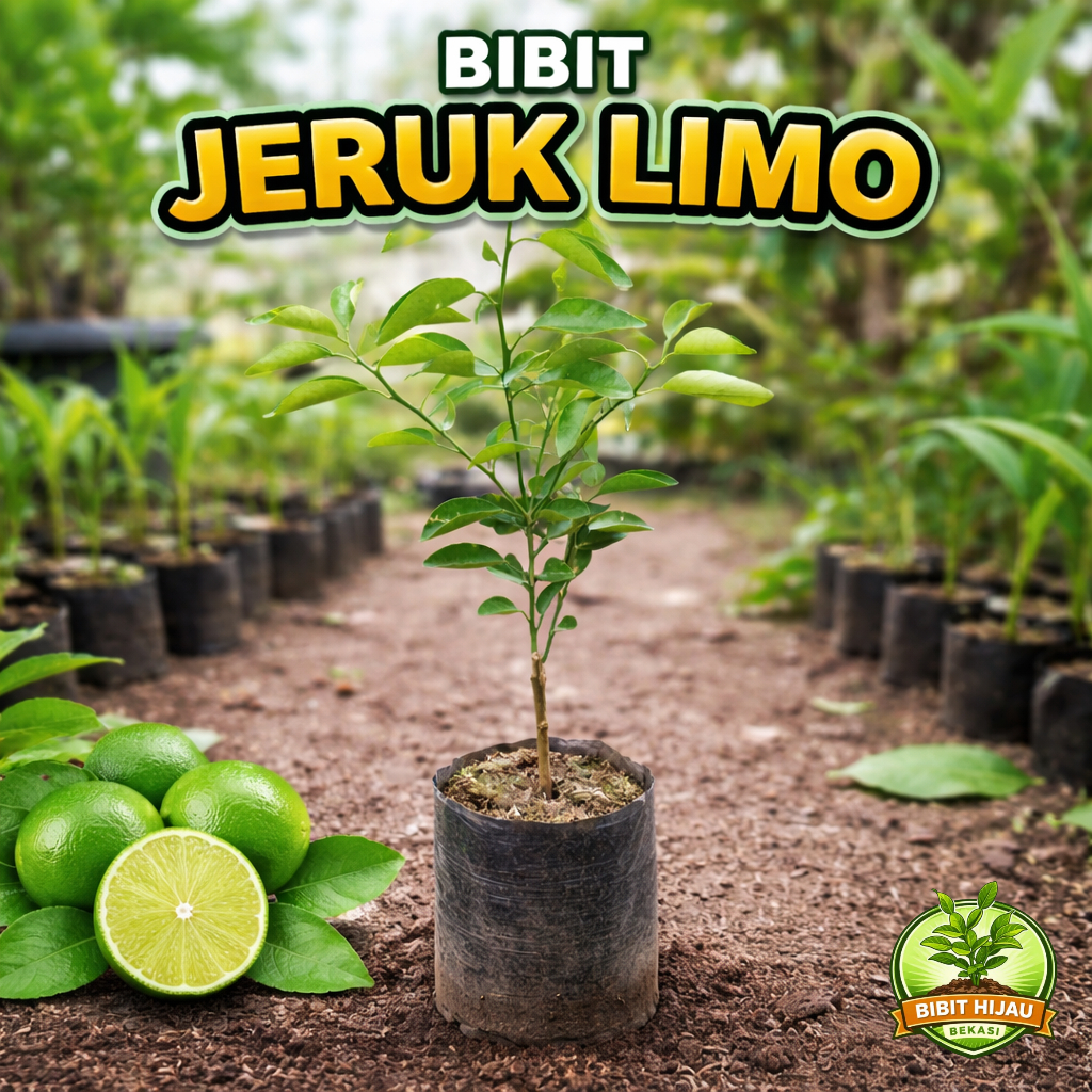 bibit jeruk limo (jeruk limau) tanaman jeruk limo bibit tanaman jeruk limo