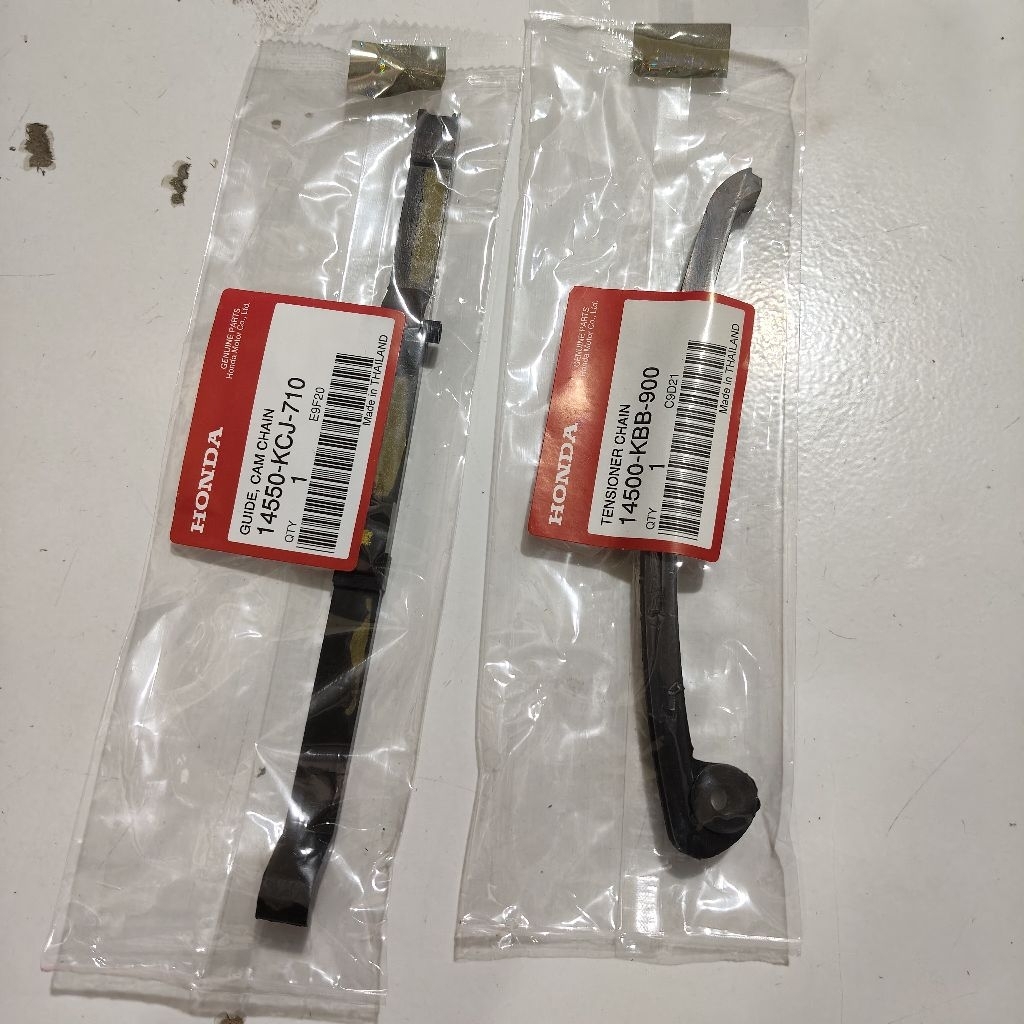 14550-KCJ-710 Lidah Karet Tensioner SET Honda Tiger 2000 Phantom ori Thailand KBB KCJ 14500-KBB-900