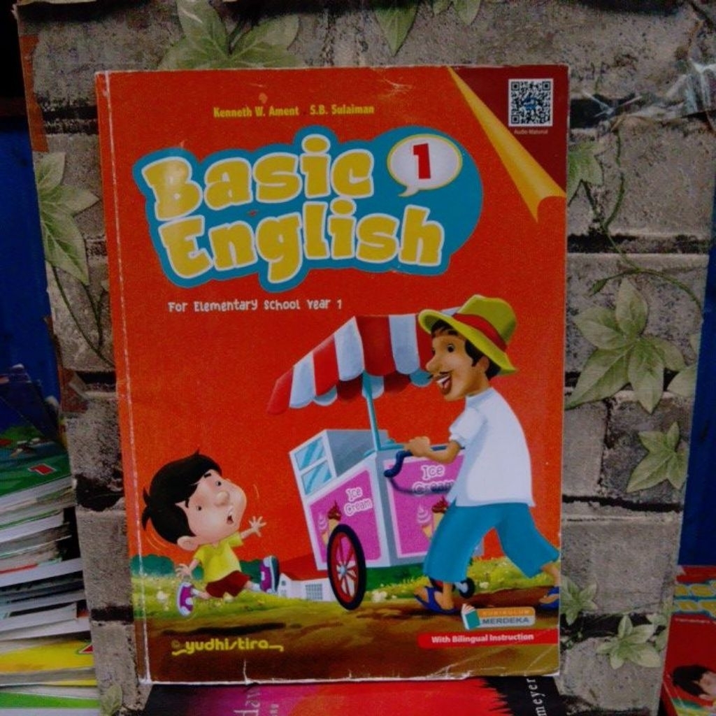 original bekas buku bahasa Inggris untuk kelas 1 SD