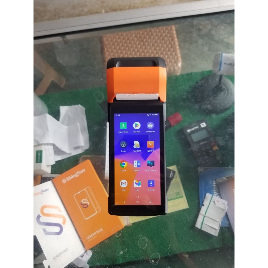 mesin kasir sunmi v2 full unlock (second berkualitas)
