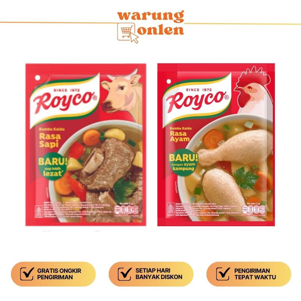 Royco Sapi Dan Ayam Kemasan Besar 220gr