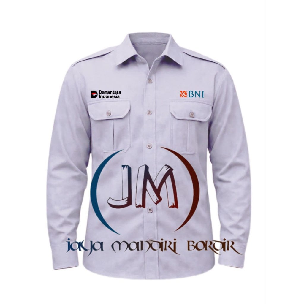 [BORDIR] KEMEJA DANANTARA BORDIR || KEMEJA BNI BORDIR || KEMEJA BANK BNI BORDIR