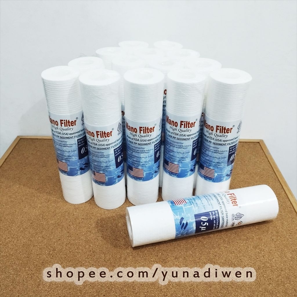 Nano Filter 0.5 mikron Eceran - Usaha Galon Air Isi Ulang