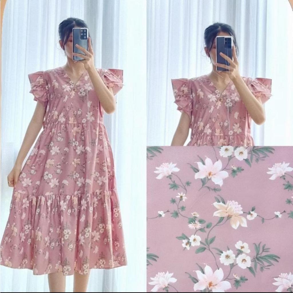 Daster Jenny Dress Bunga Busui Friendly
