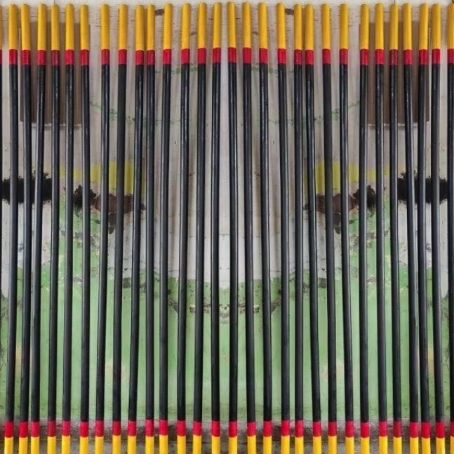 Tongkat Pramuka Premium 3 Warna | Kuning Merah Hitam