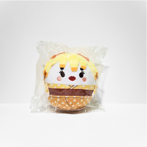 Demon Slayer : Kimetsu no Yaiba Fuwakororin S Plush Zenitsu Agatsuma Zenko Bonus Toy Doll Boneka