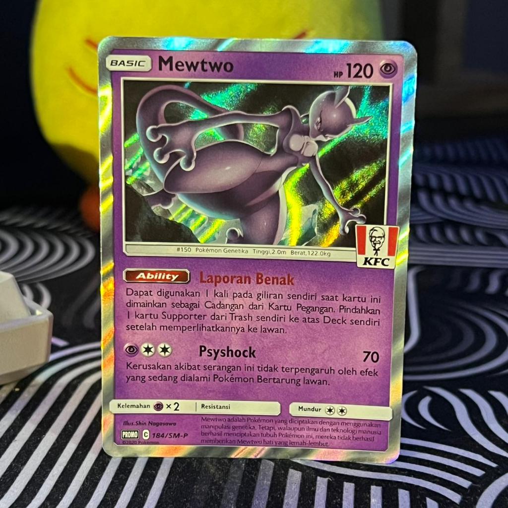Mewtwo Promo KFC Holo #184/SM-P | Indonesia