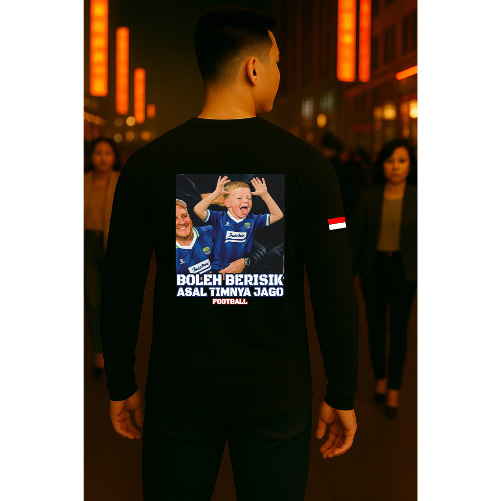 Kaos Lengan Panjang Persib Boleh Berisik Asal Team Nya Jago Kaos Persib Bandung Pria Wanita Persib J