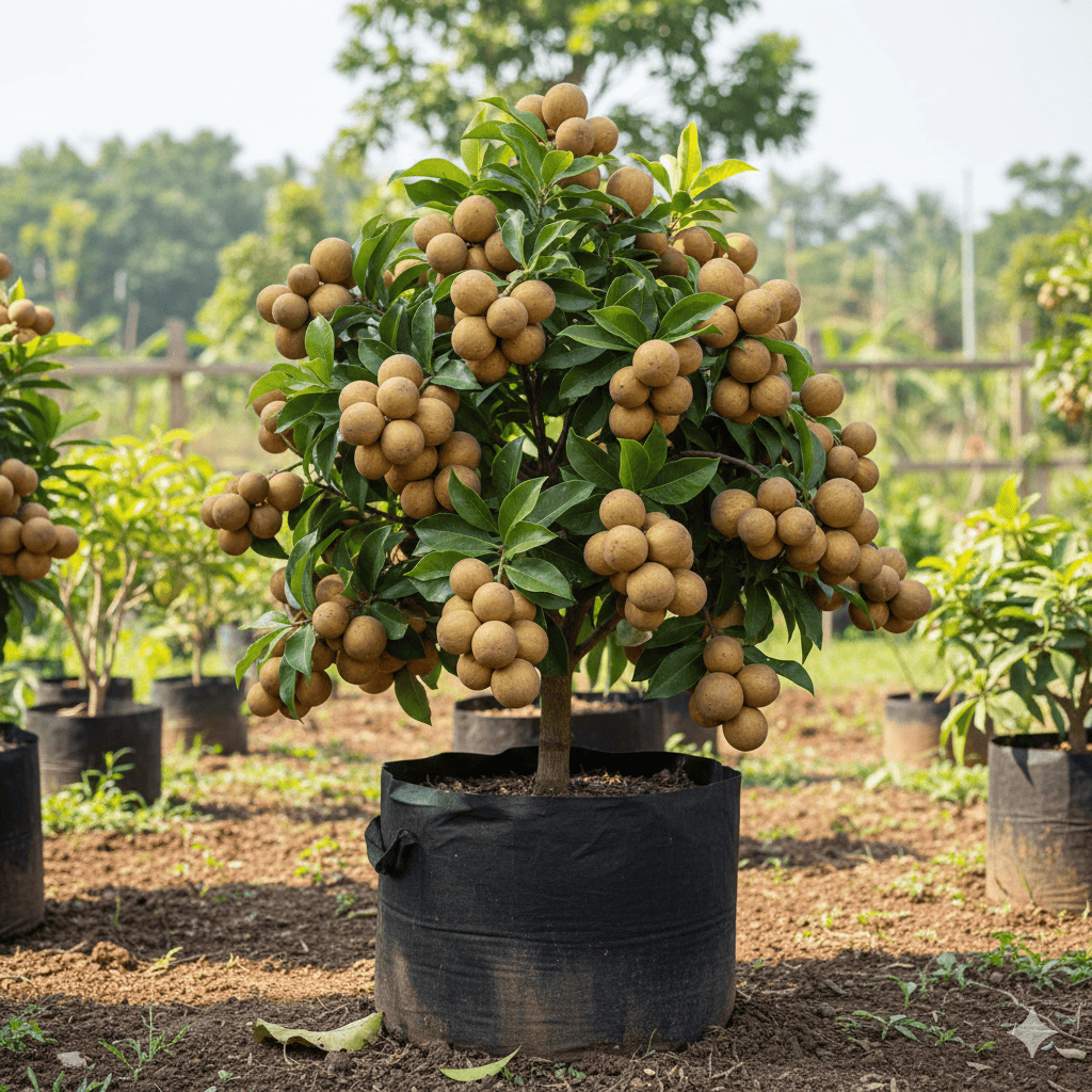 Bibit Duku Tanpa Biji Super Cepat Berbuah | Bibit Tanaman Buah Duku Tanpa Biji Unggul