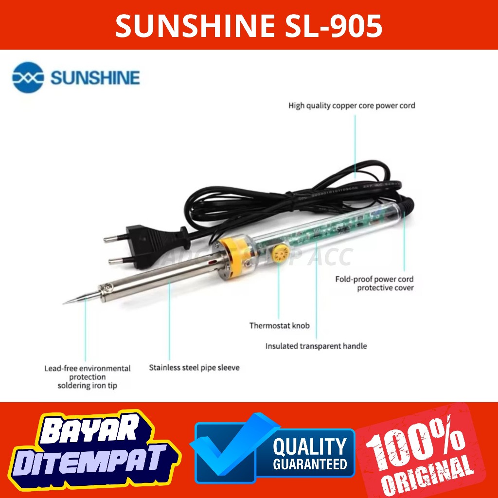 Solder Tangan Sunshine SL-905/SL-908/SL-936 Original