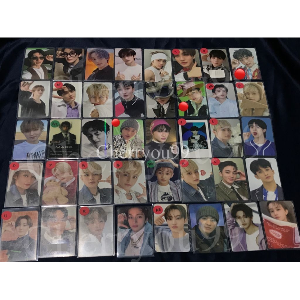 [READY STOCK - BACA DESK] AAB MARK LEE OFFICIAL PHOTOCARD LD PC POB RARE HD SALE MURAH KMS V3 EVERLI