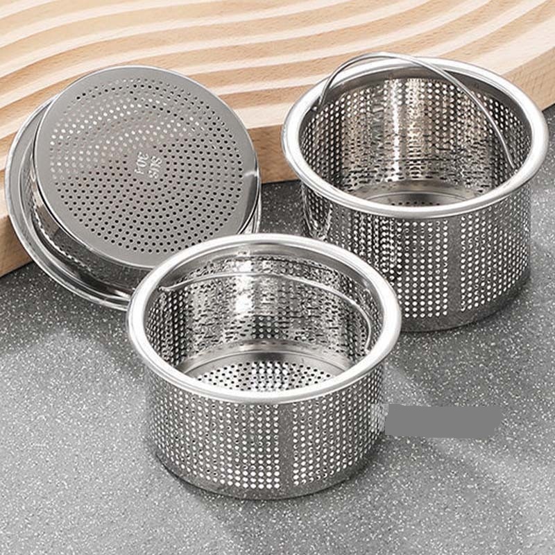 afur saringan wastafel stainless 304 lubang jaring kecil cuci piring