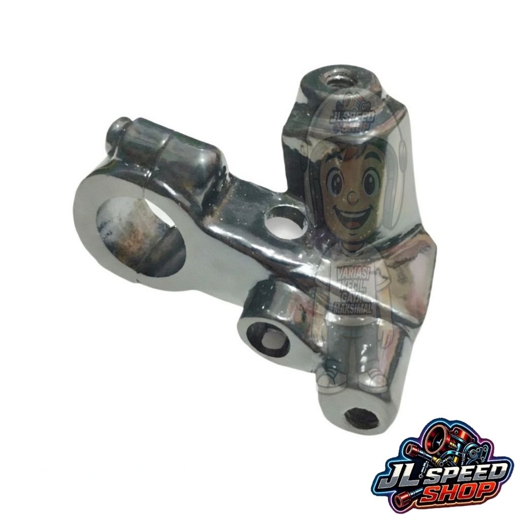 Dudukan Kopling Satria FU 150 Alumunium Black Coating dudukan handle kopling satria FU 150