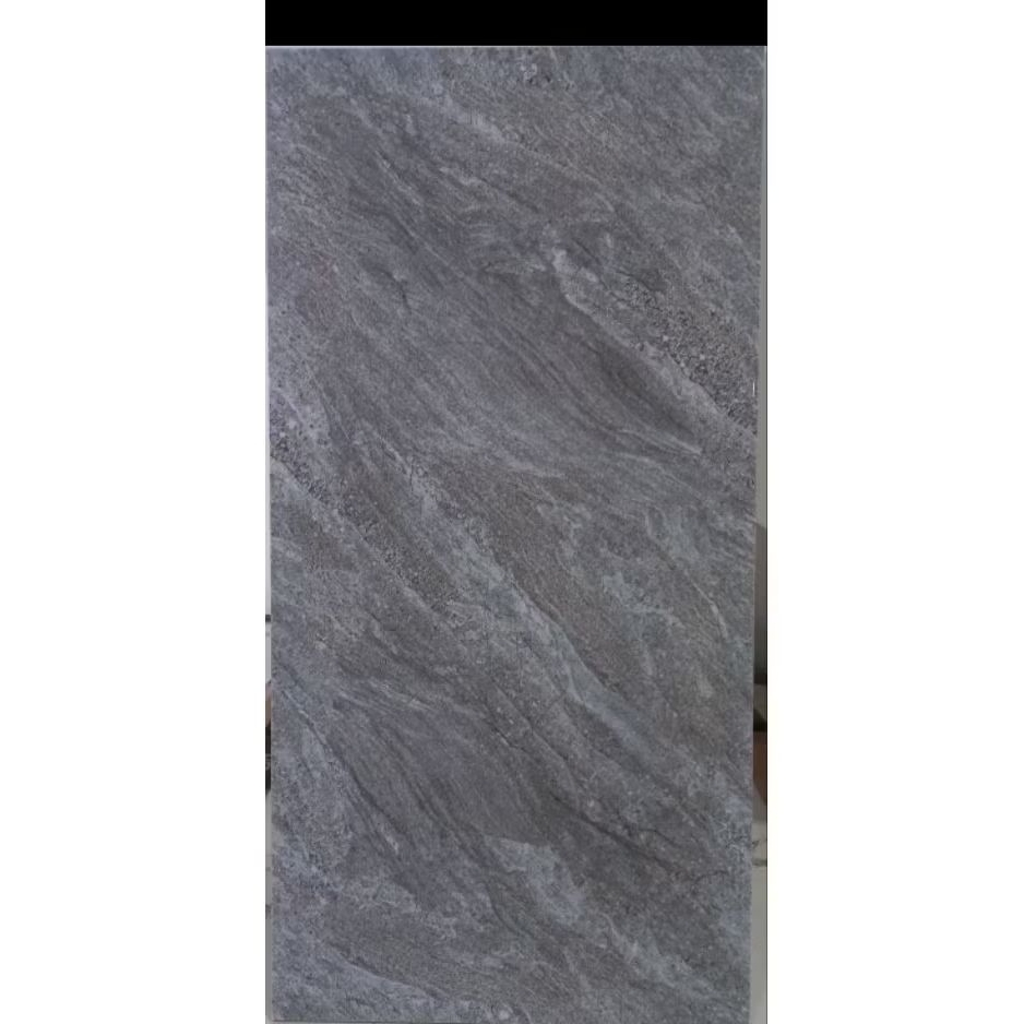 *Keramik Cutting Rectified UNO Mestalla Grey 30x60 Motif Marble Abu Corak Glossy Kualitas Pertama*