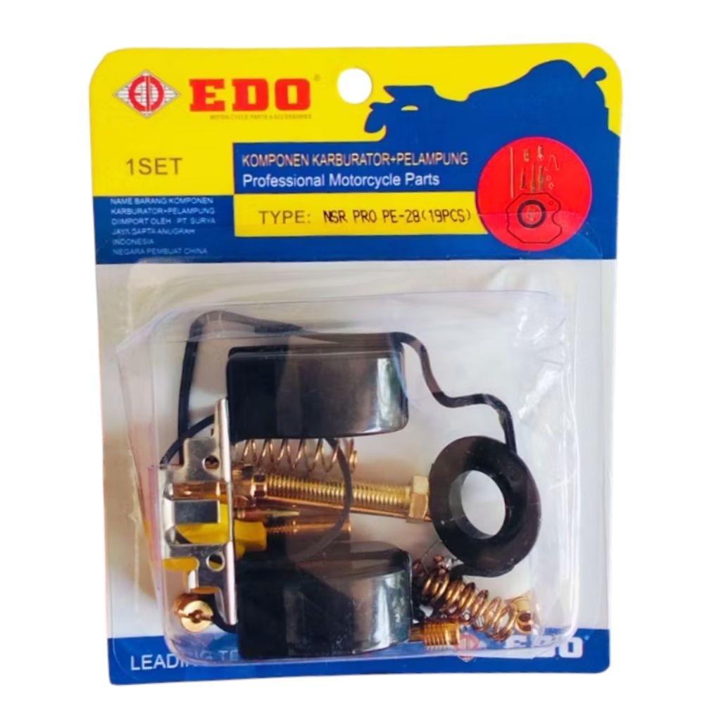 REPAIR KIT KARBU CARBURETOR NSR PE PWL 28 NSR PRO 28 NINJA SET PELAMPUNG APUNG APUNG MERK EDO
