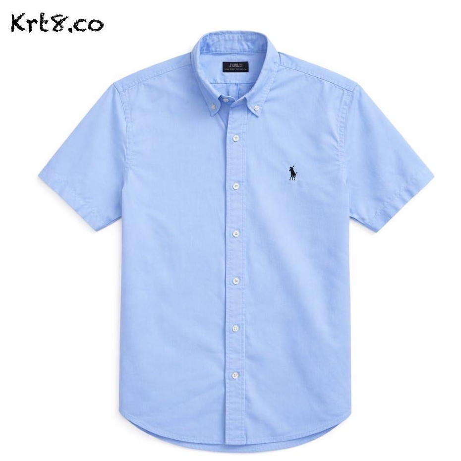 Kemeja Pria Polo Ralph Lauren Lengan Pendek Slimfit - Kemeja Polo"s Ralph Lauren Premium Quality