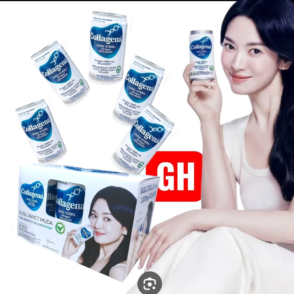 COLLAGENA (Paket Hemat isi 6) Susu Awet Muda / Susu Sterill