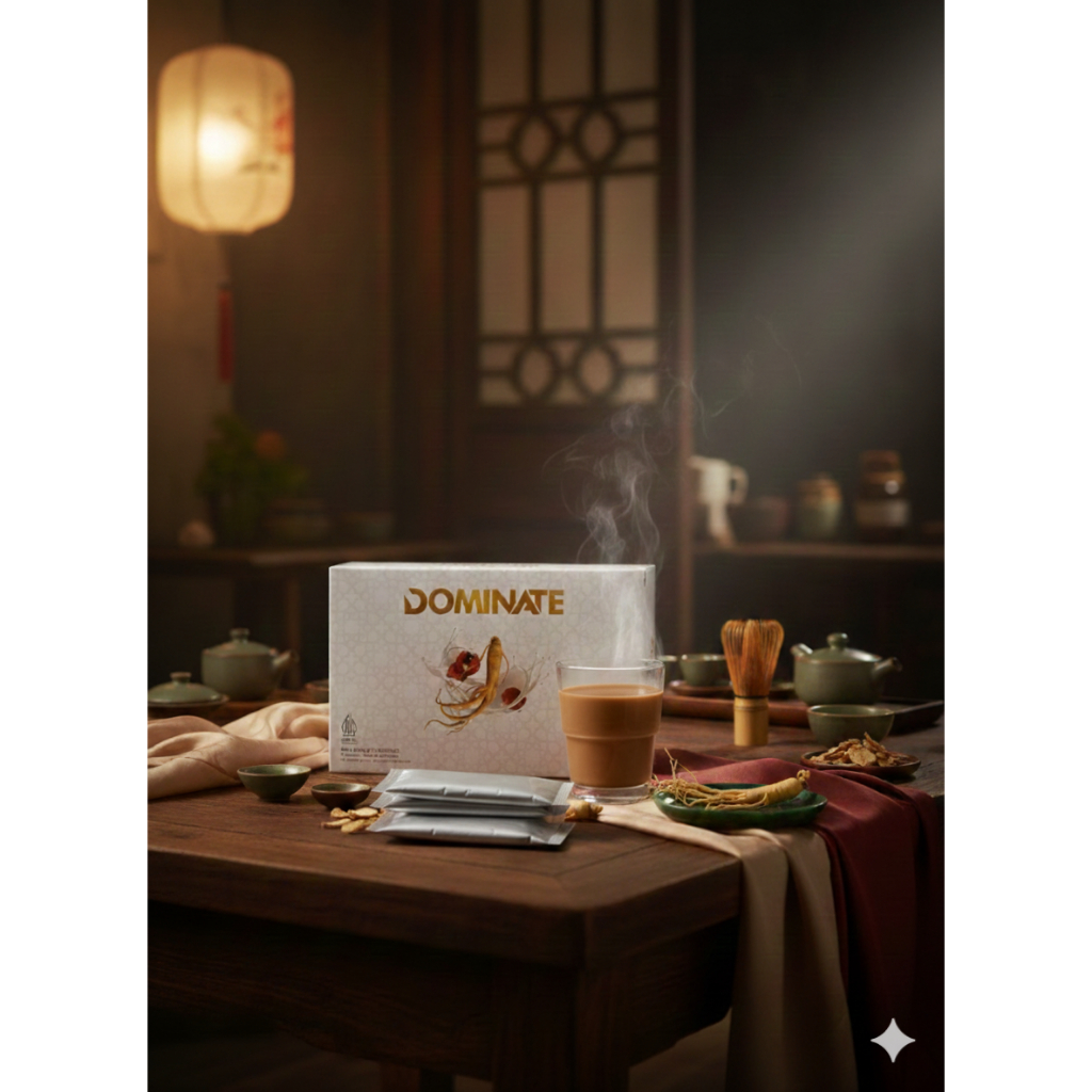 DOMINATE Susu Kambing Etawa Minuman Herbal Pria Original | Jaga Stamina & Vitalitas | 1 Box isi 10 S