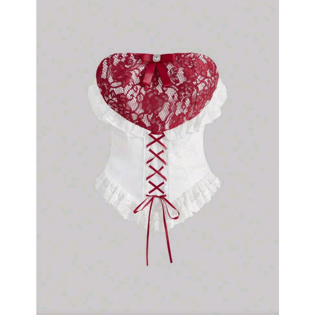 Kawaii Vintage Lace Top Tanktop Bra Vest Bustier [MJ0067]