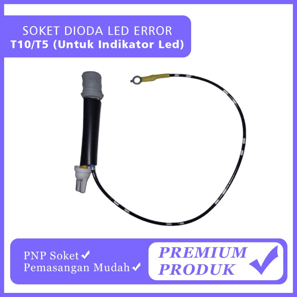 Soket Dioda Sein LED T5 T10 Plug & Play – Indikator Tidak Berkedip