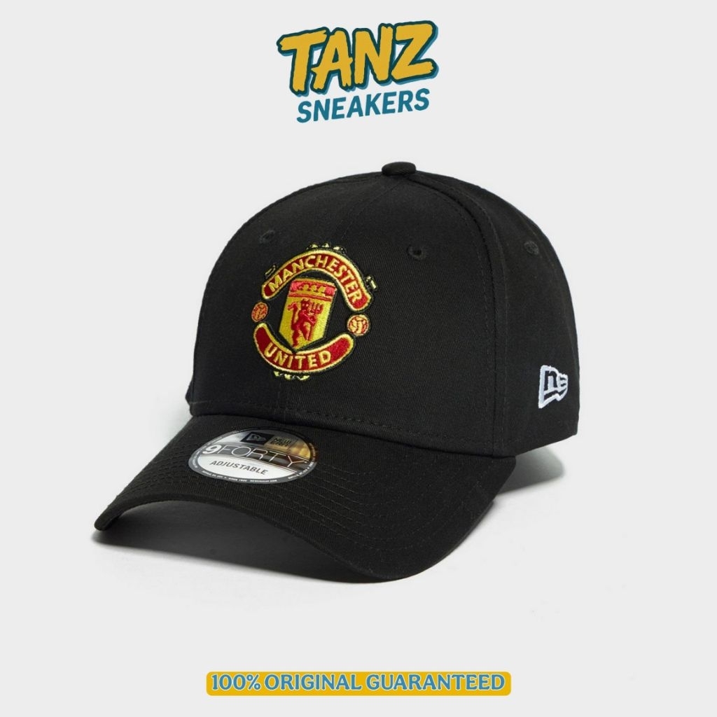 TOPI NEW ERA CAP 9FORTY MANCHESTER UNITED BLACK ORIGINAL RESMI BNIP