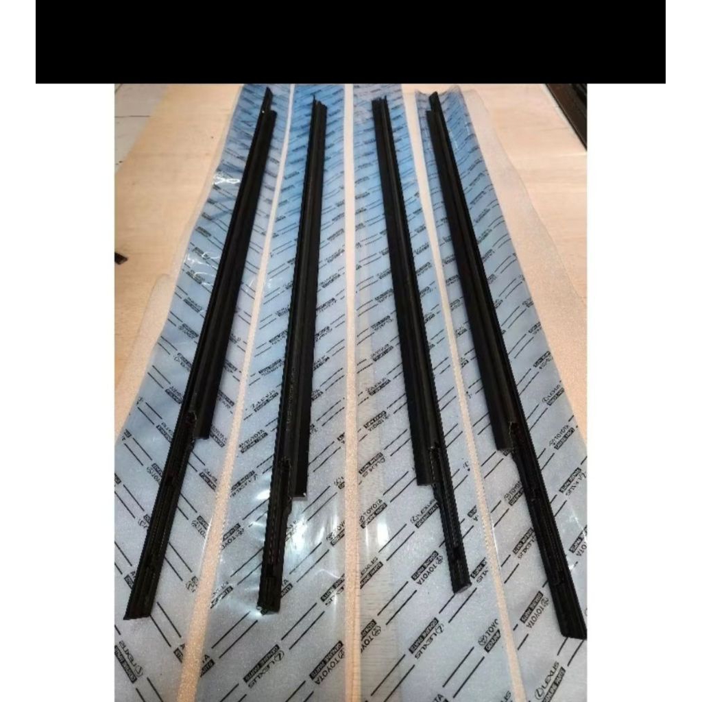 KARET PLIPIT PELIPIT WATER STRIP KACA PINTU SAMPING SEMUA MOBIL TOYOTA ALL NEW RUSH G GR TRD SPORTIV