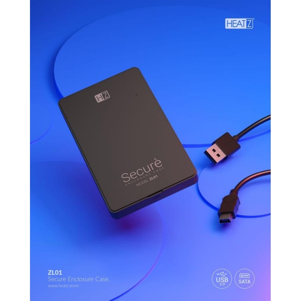 HEATZ ZL01 ENCLOSURE CASE SSD SATA 2.0 | 4 TB
