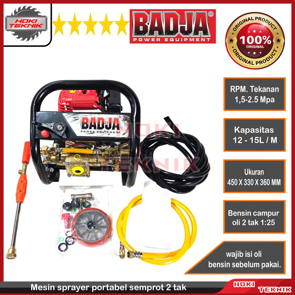Mesin Power Sprayer Portabel 2 tak Semprot Pertanian