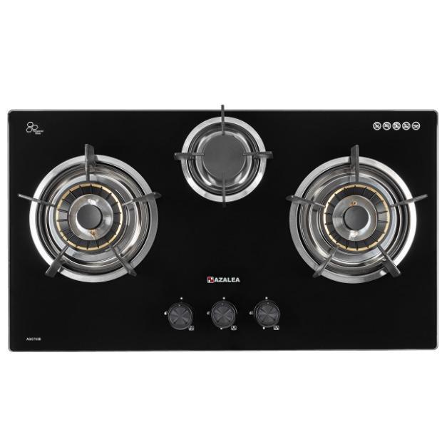 Azalea AGC733B Kompor Tanam Gas 3 Tungku Matte Black 73cm AGC 733 B / 733B / AGC733 B Garansi Resmi 