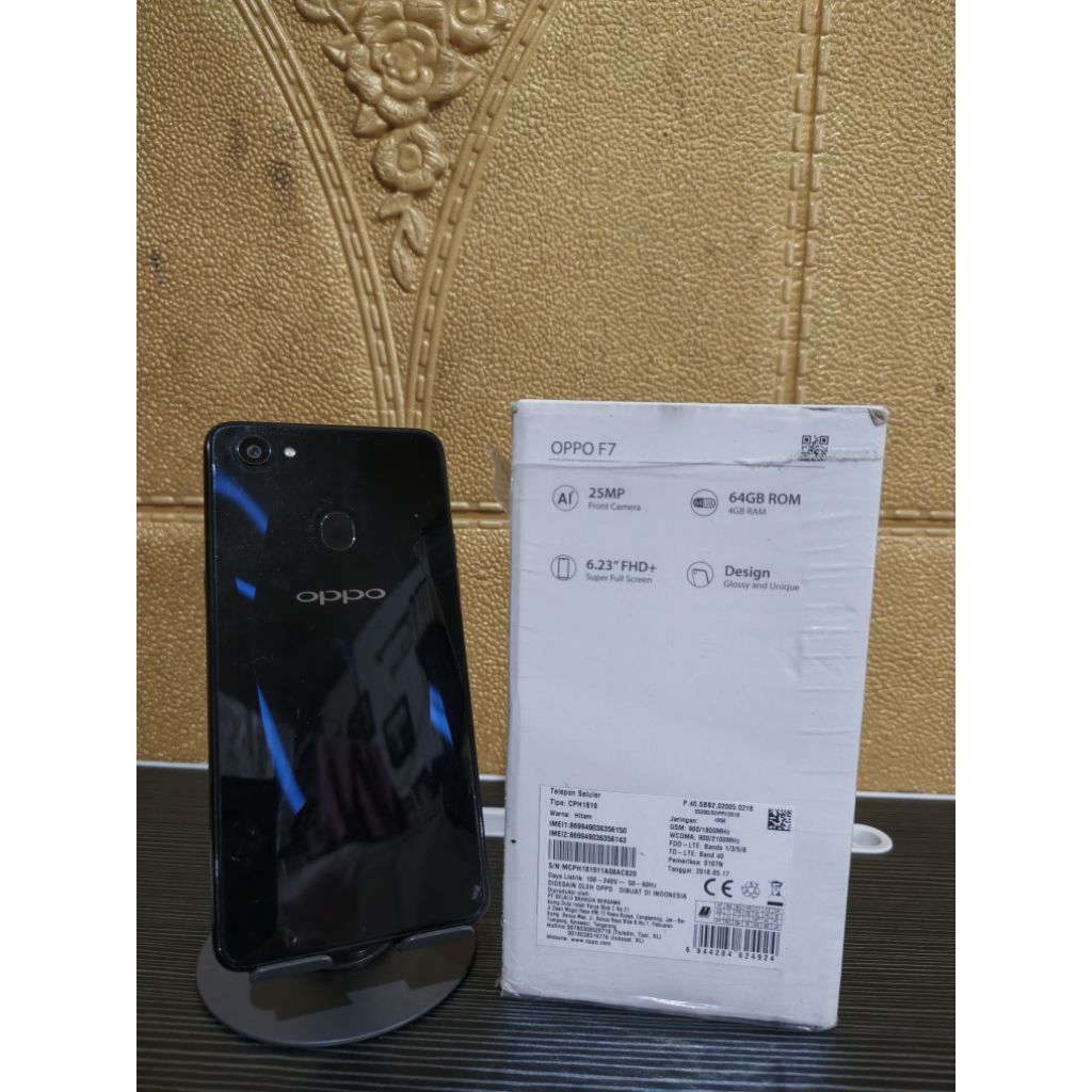 OPPO F7 BEKAS SECOND