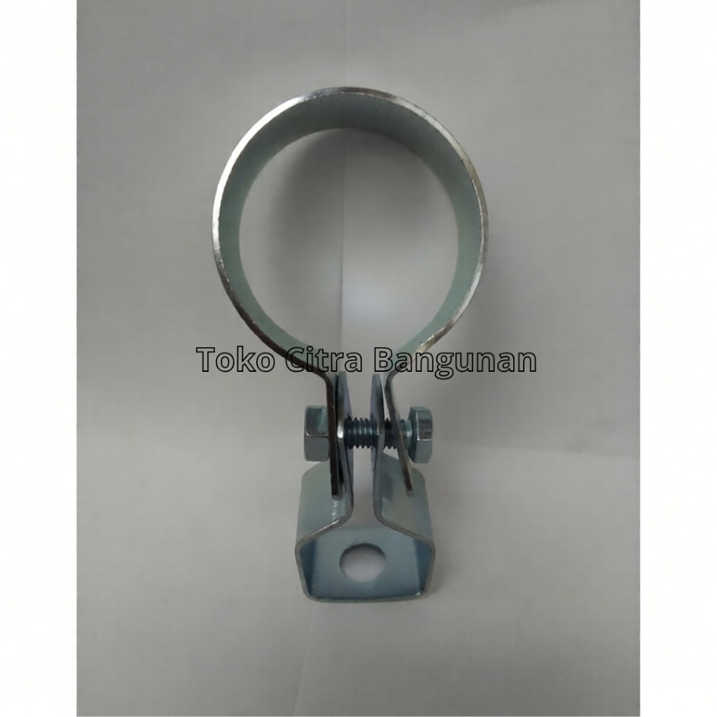 Klem Gantung Besi 1 inch Besi Polos Holder Clamp Pengencang Pipa Hanger Clamp Besi Pengikat Pengantu