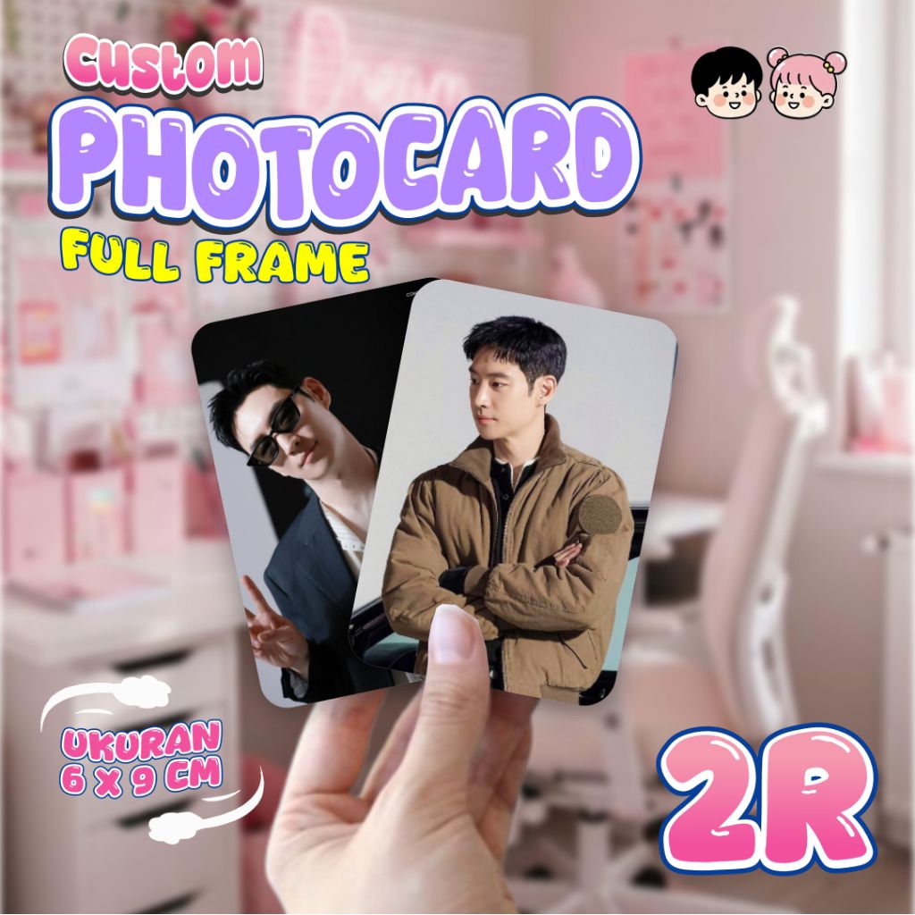 Cetak Polaroid 2R Photocard Custom Freebies