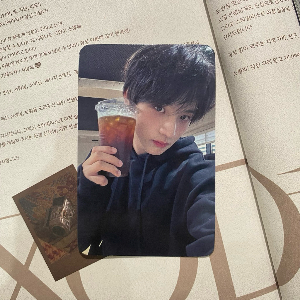 SING - Photocard Official Xodiac Sing Coffe benefit web Namil